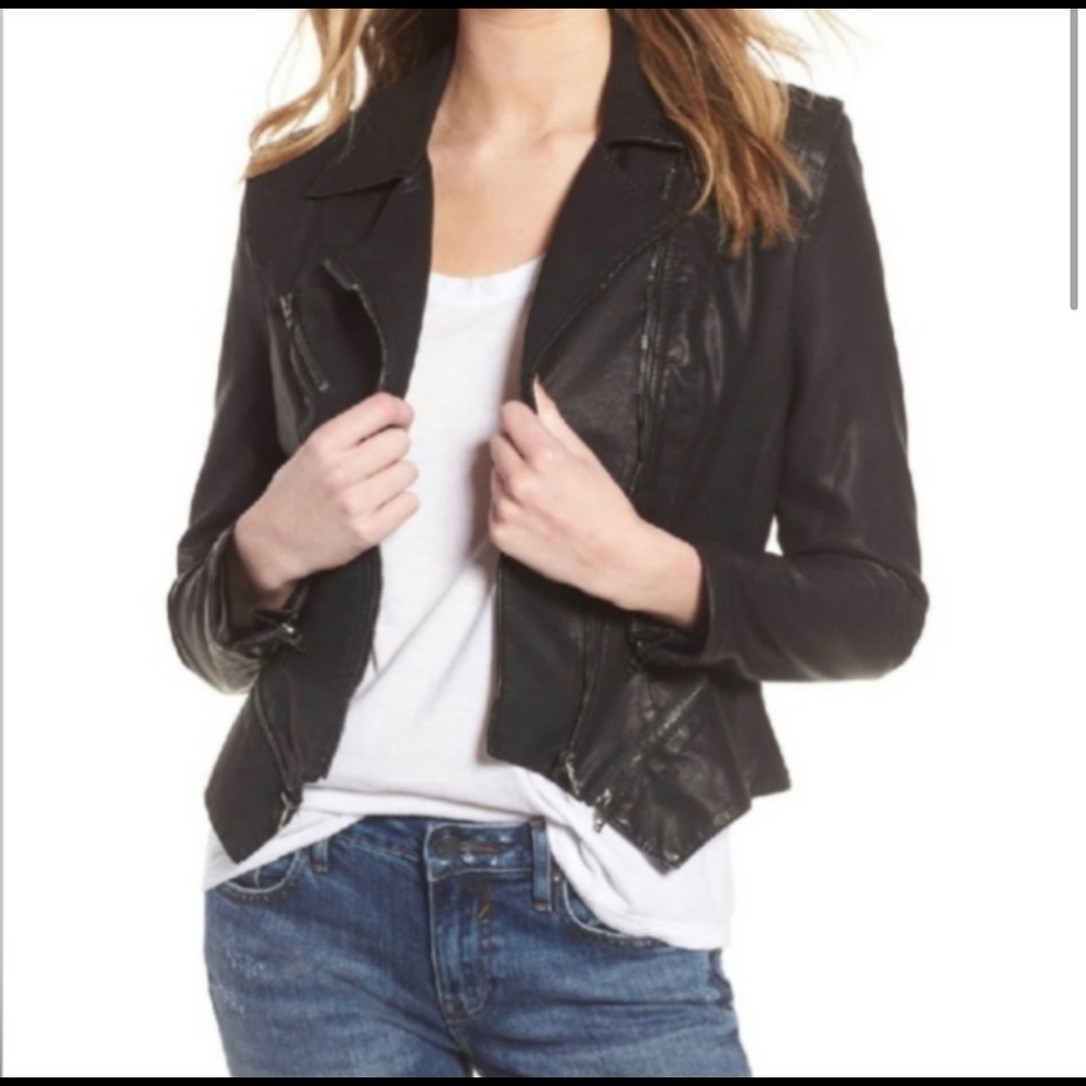 Blank NYC Black Leather Jacket